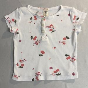 OshKosh B'gosh - White Floral Kids Shirt